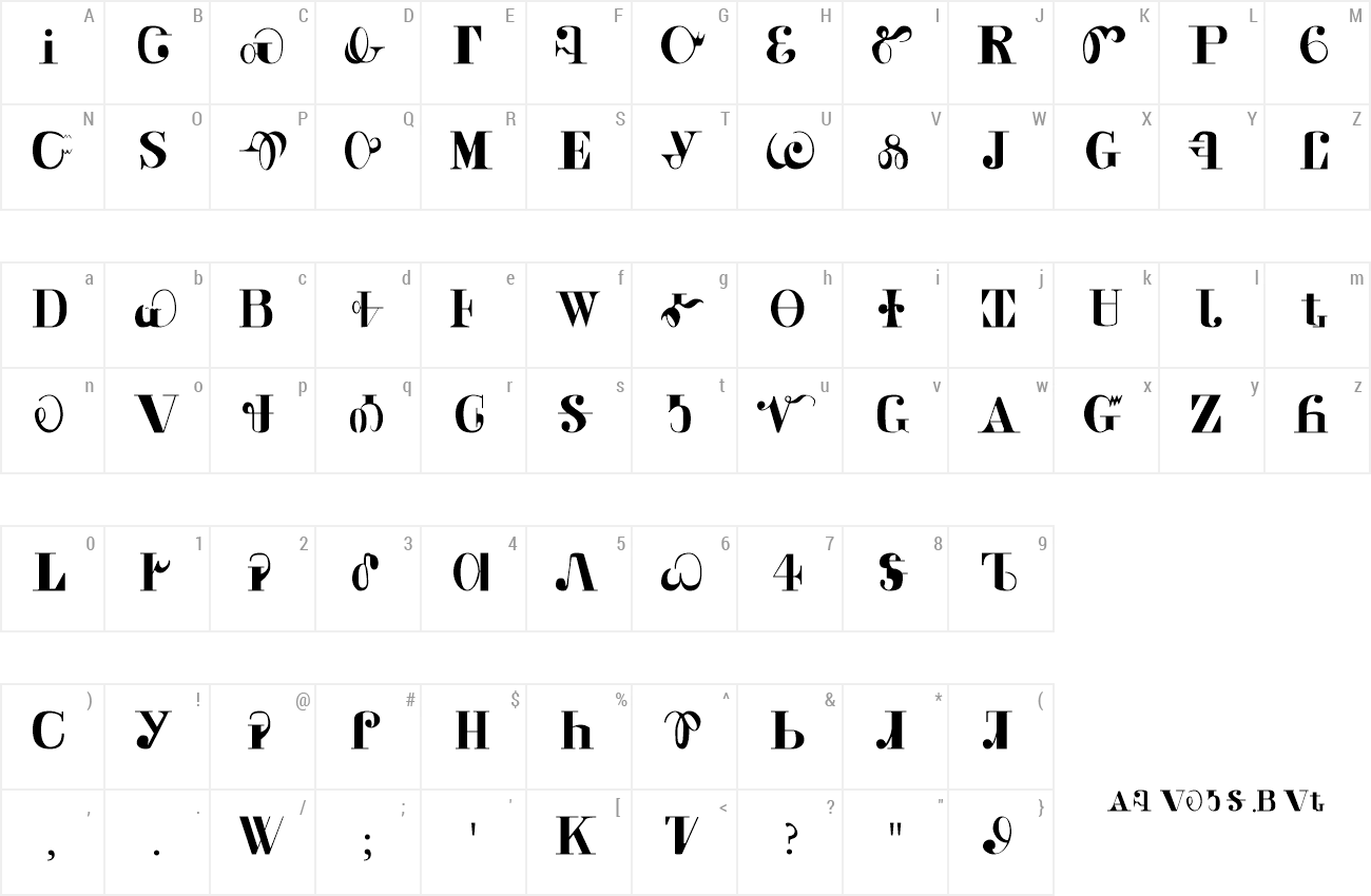 Download Free Font Cherokee